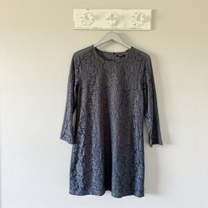 Madewell Lace Long Sleeve Shift Dress Style E5916